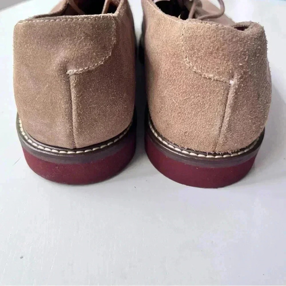 Alan Payne Buck Suede Lace Up Oxfords Dress Shoes Mens 10 Lace Up Brazil Made‎ main image 4